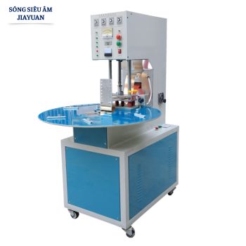 Máy hàn cao tần bàn xoay thủ công 3 vị trí